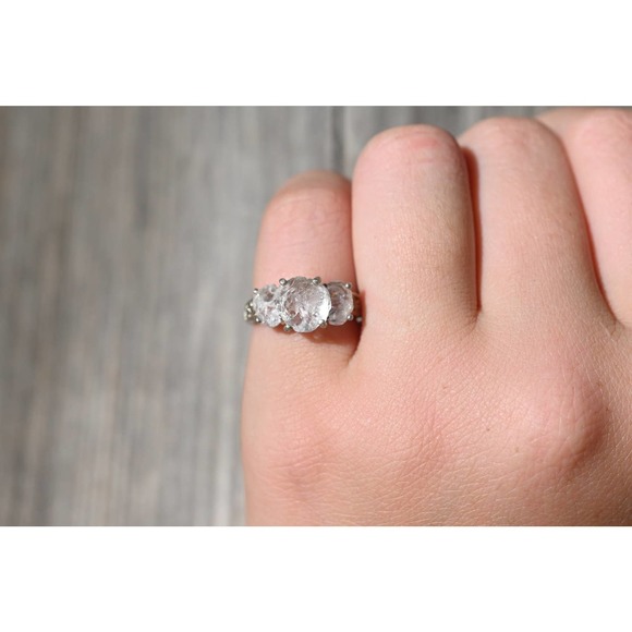 Engagement rings, raw diamond ring, raw stone ring, alternative engageme… - Picture 1 of 4